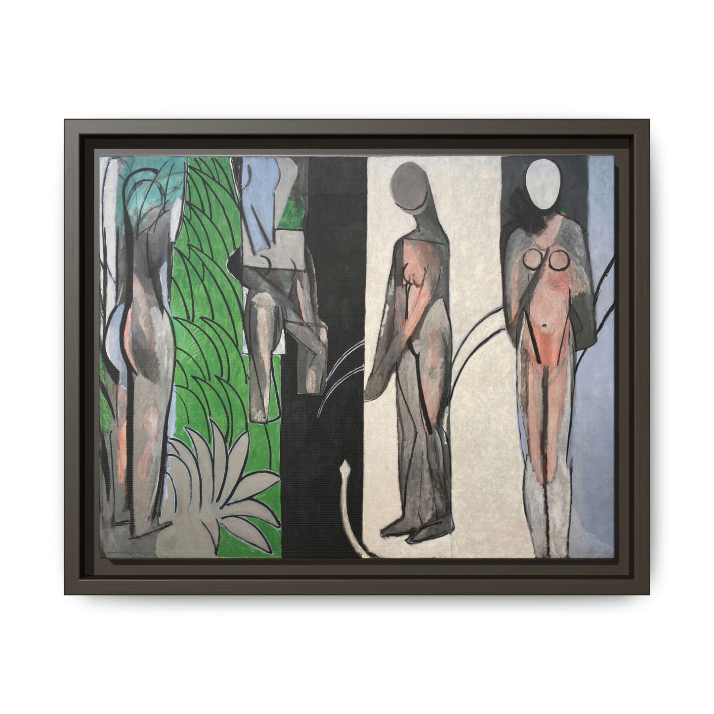 Matisse, Henri - Bathers by a River (1917) - Matte Canvas, Framed