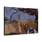Filiger, Charles - Virgin and Two Angels (1895) - Canvas Block, unframed