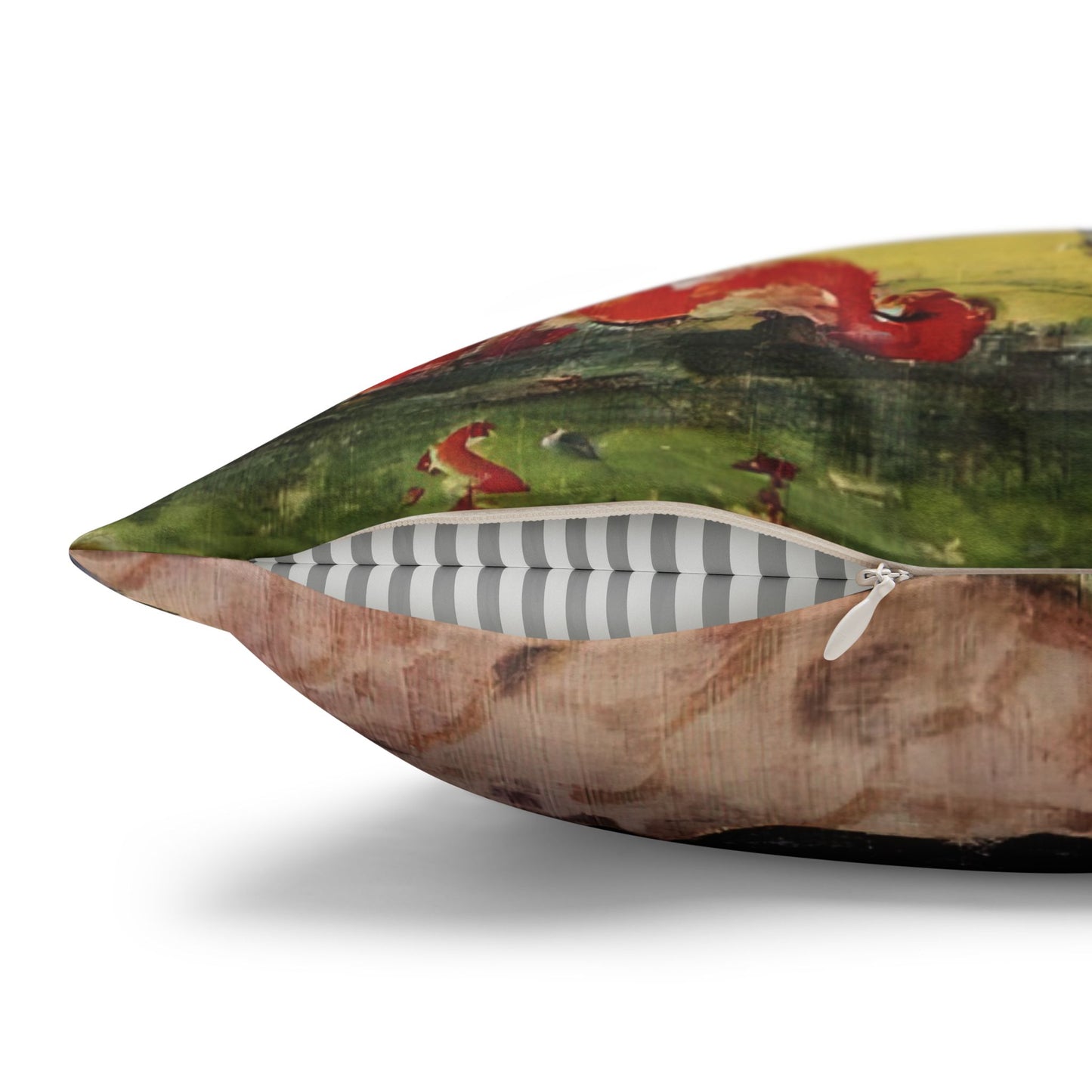 Cézanne, Paul - A Modern Olympia (1874) - Suede Square Pillowcase