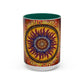 Pacio, Adam - Solar Disc Mandala - Colorful Accent Mugs