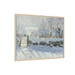 Monet, Claude - The Magpie (1868) - Matte Canvas, Framed