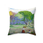 Ranson, Paul - Picking Flowers (1890) - Suede Square Pillow