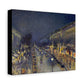 Pissarro, Camille - The Boulevard Montmartre At Night (1897) - Canvas Block, unframed