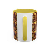 Lion Summer Mandala - Colorful Accent Mugs