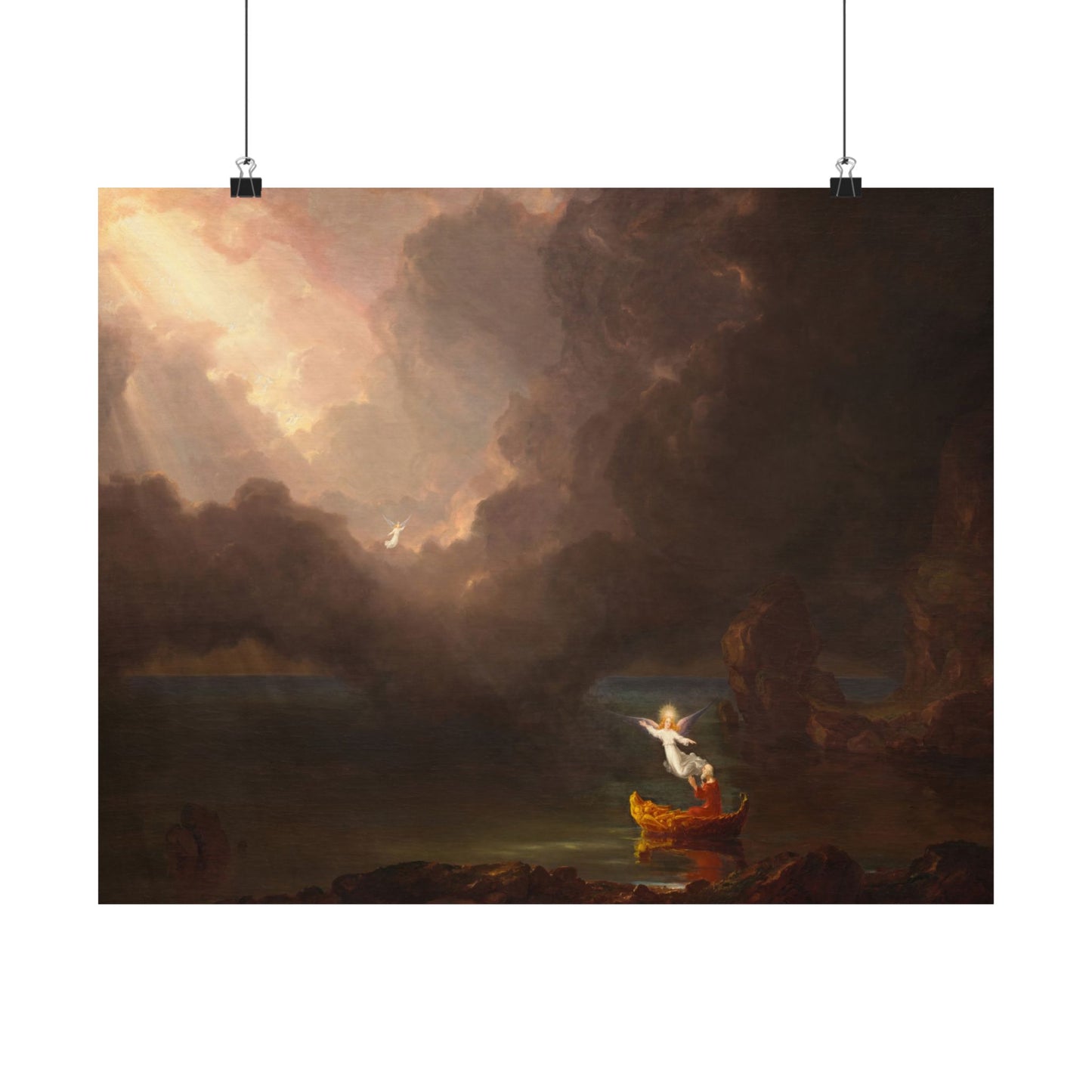 Cole. Thomas - The Voyage of Life: Old Age (1842) - Satin Posters