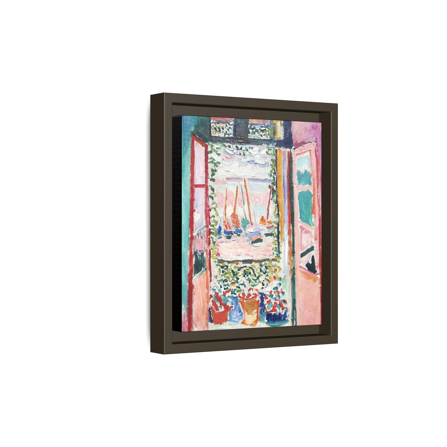 Matisse, Henri - Open Window, Collioure (1905) - Matte Canvas, Framed