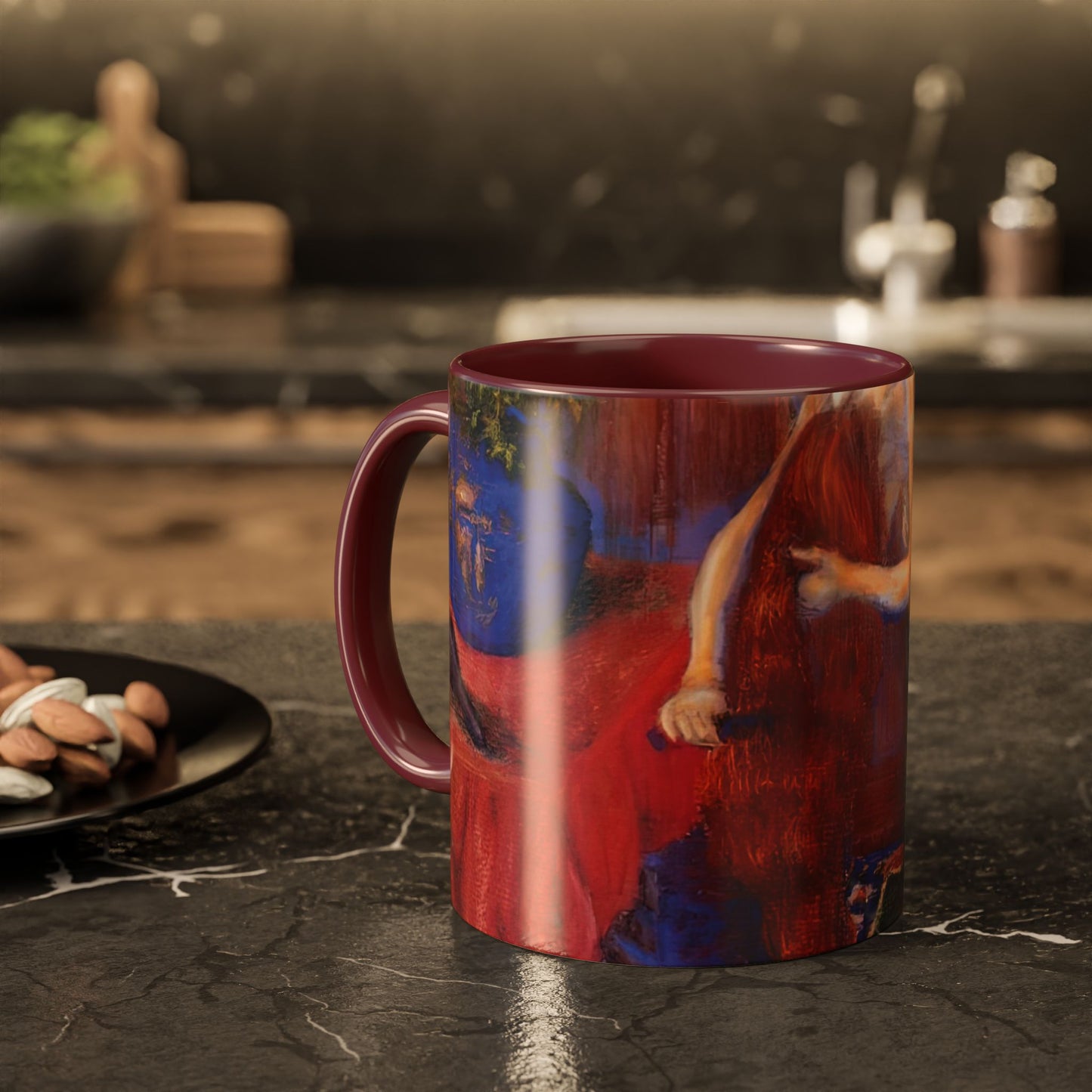 Ranson, Paul - The Golden Head of Hair (1909) - Colorful Accent Mugs