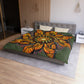 Pacio, Adam - Monarch Butterfly Mandala - Microfiber Duvet Cover