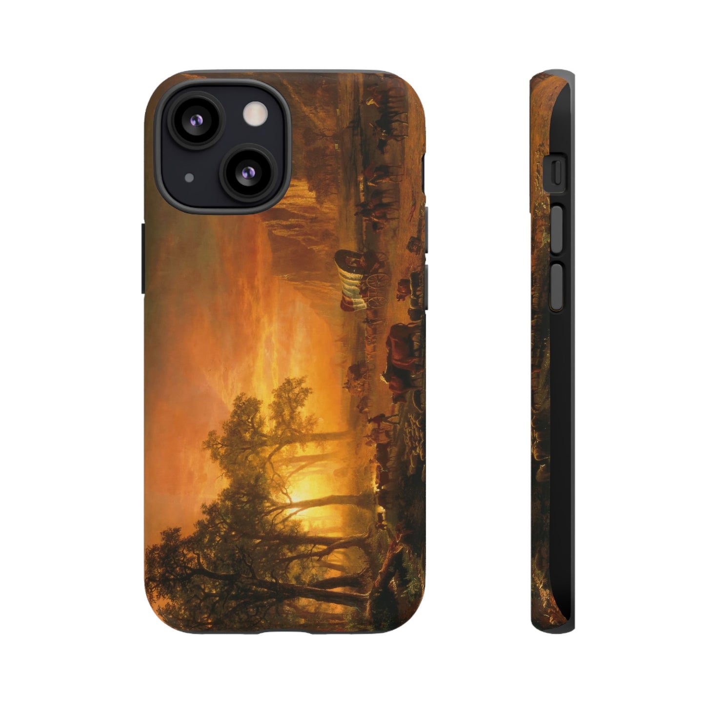 Bierstadt, Albert - Emigrants Crossing the Plains (1867) - Tough Phone Cases