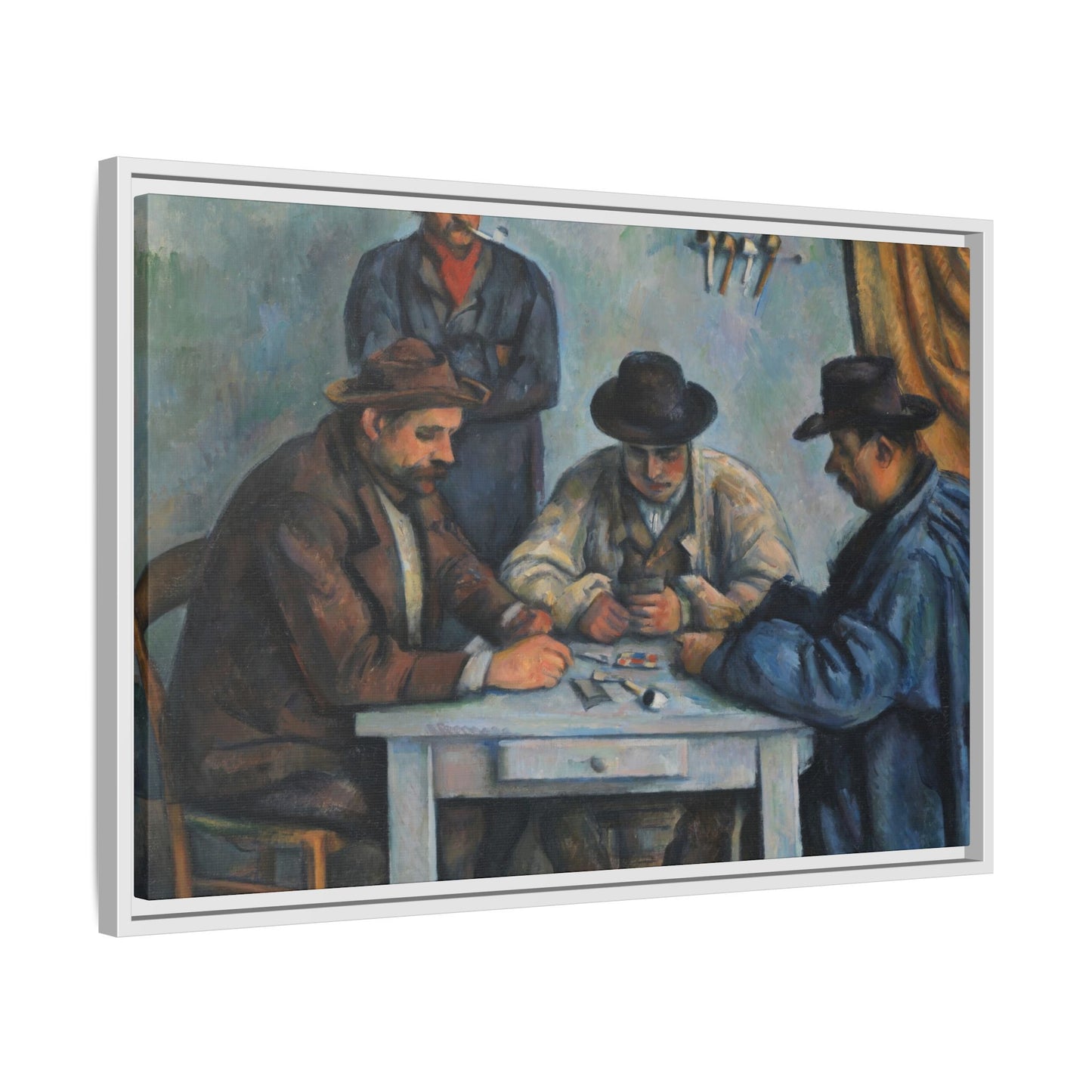 Cézanne, Paul - The Card Players (1892) - Matte Canvas, Framed