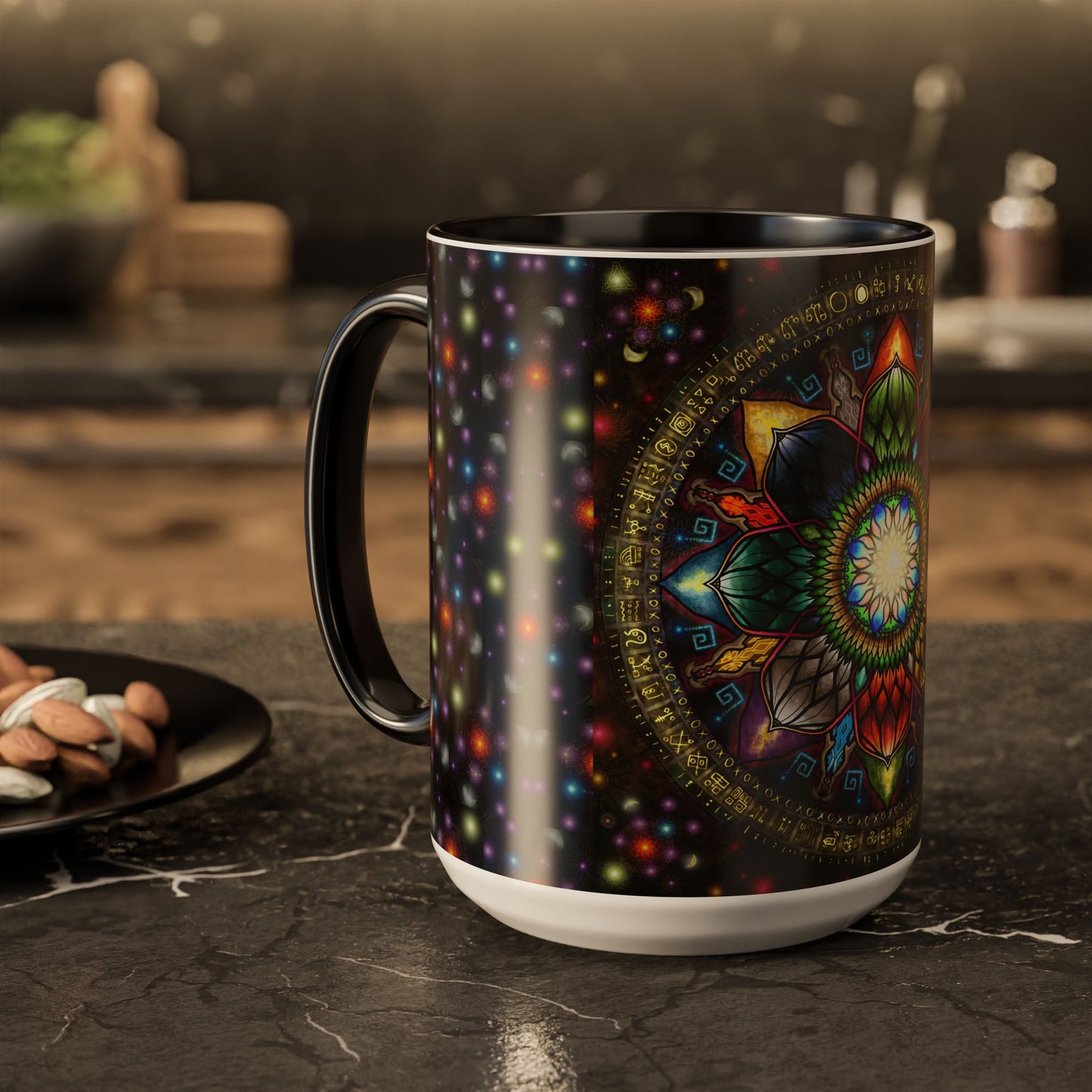 Pacio, Adam - Mystic Jewel Mandala - Colorful Accent Mugs