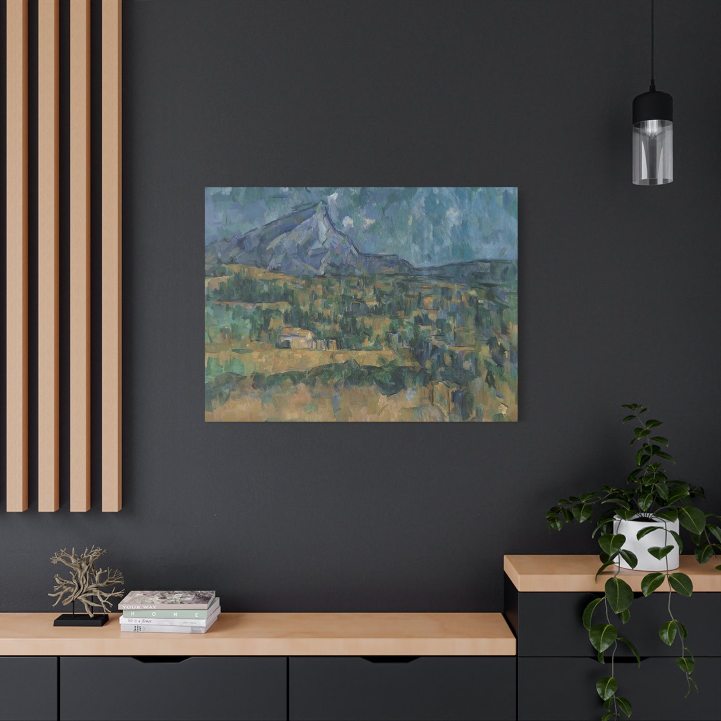 Cézanne, Paul - Mont Sainte-Victoire (1902) - Canvas Block, unframed