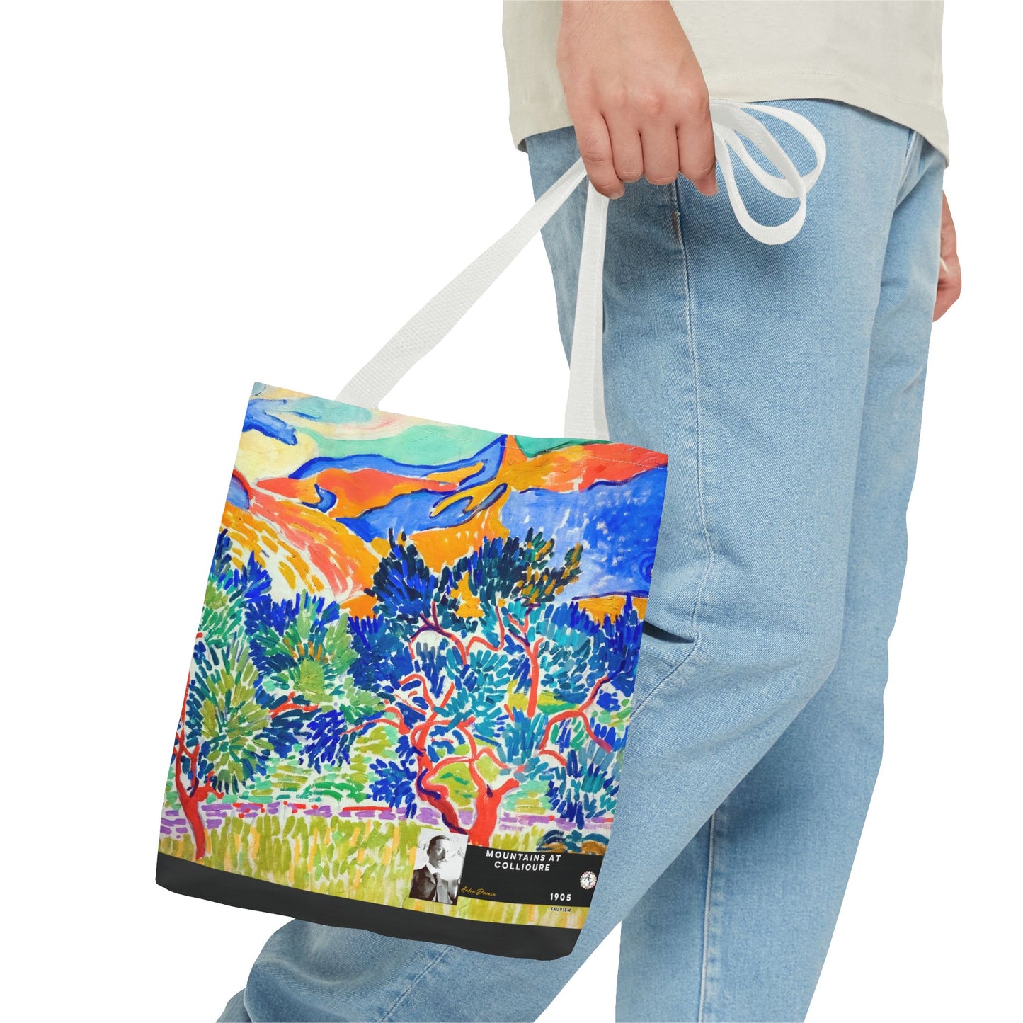 Derain, André - Mountains at Collioure (1905) - Tote Bag