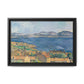 Cézanne, Paul - The Bay of Marseille, Seen from L'Estaque (1885) - Matte Canvas, Framed