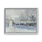 Monet, Claude - The Magpie (1868) - Matte Canvas, Framed