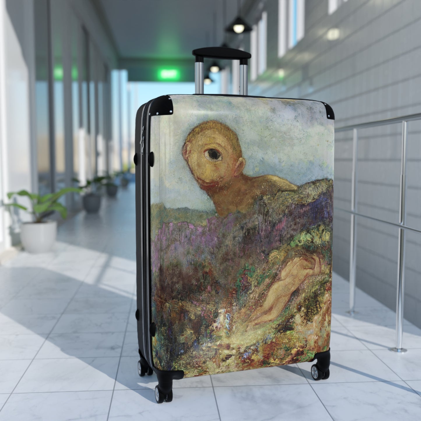 Redon, Odilon - The Cyclops (1914) - Suitcase