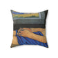 Filiger, Charles - The Recumbent Christ (1895) - Suede Square Pillow