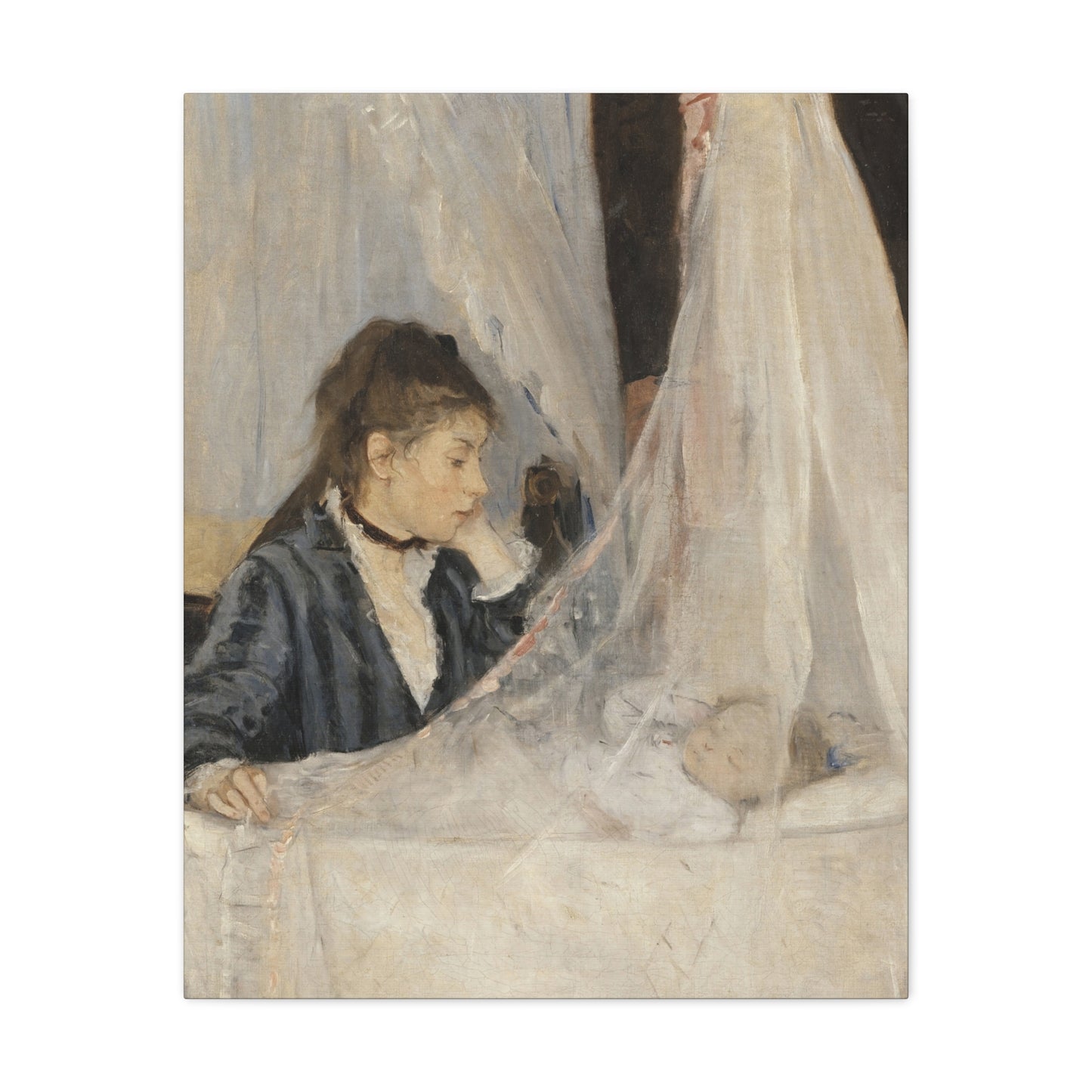 Morisot, Berthe - The Cradle (1872) - Canvas Block, unframed