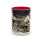 Courbet, Gustave - The Stone Breakers (1850) - Colorful Accent Mugs