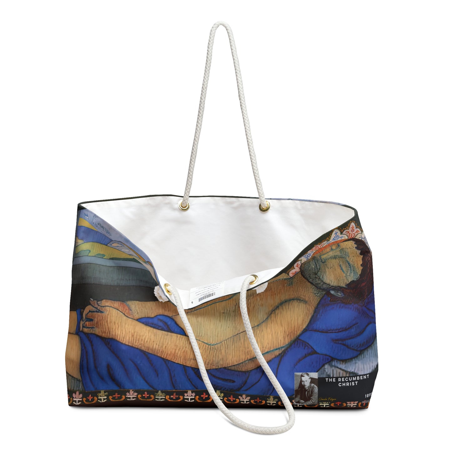 Filiger, Charles - The Recumbent Christ (1895) - Weekender Bag