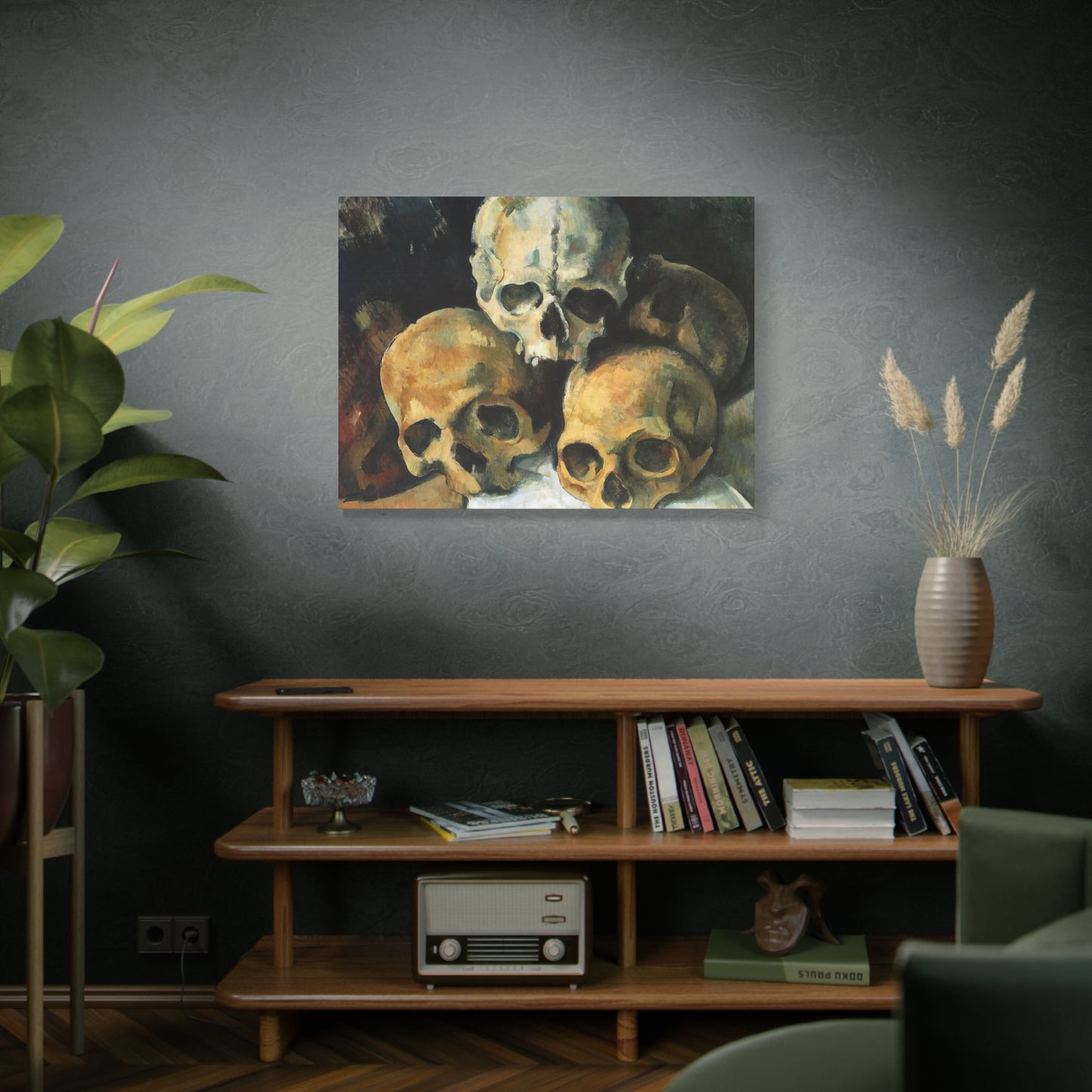 Cézanne, Paul - Pyramid of Skulls (1901) - Canvas Block, unframed