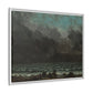 Courbet, Gustave - The Sea (1865) - Matte Canvas, Framed