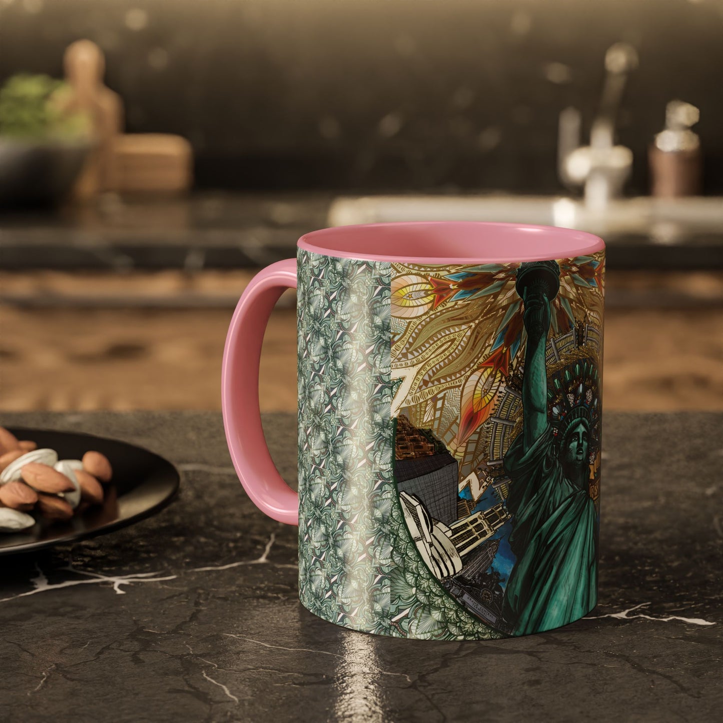 Pacio, Adam - Liberty Mandala - Colorful Accent Mugs