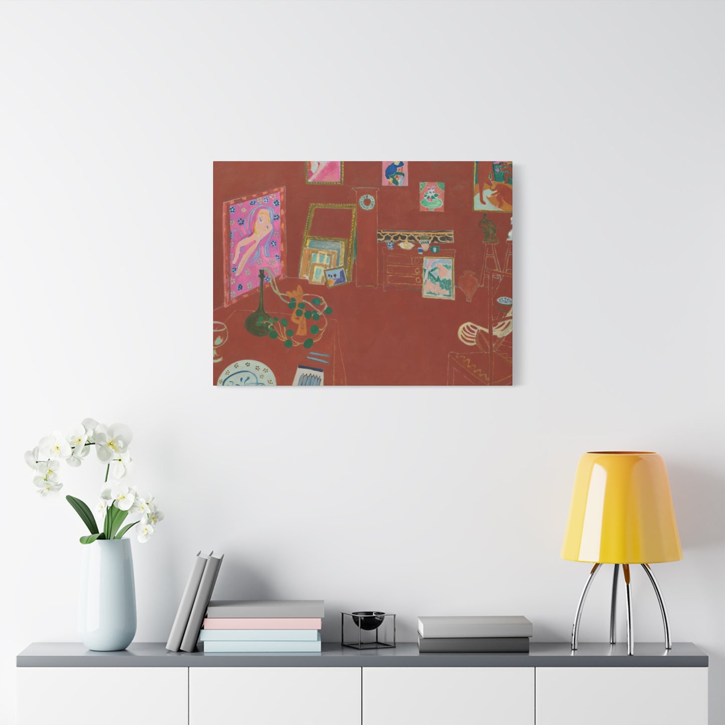 Matisse, Henri - The Red Studio (1911) - Canvas Block, unframed