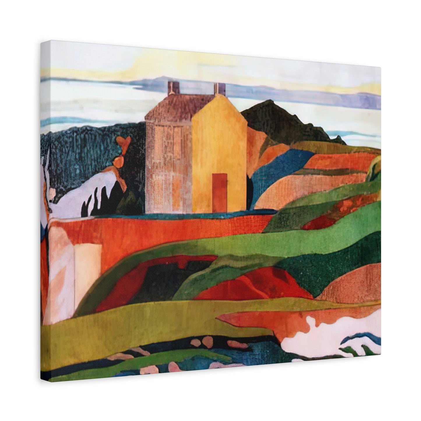 Filiger, Charles - The Hangman’s House (1891) - Canvas Block, unframed