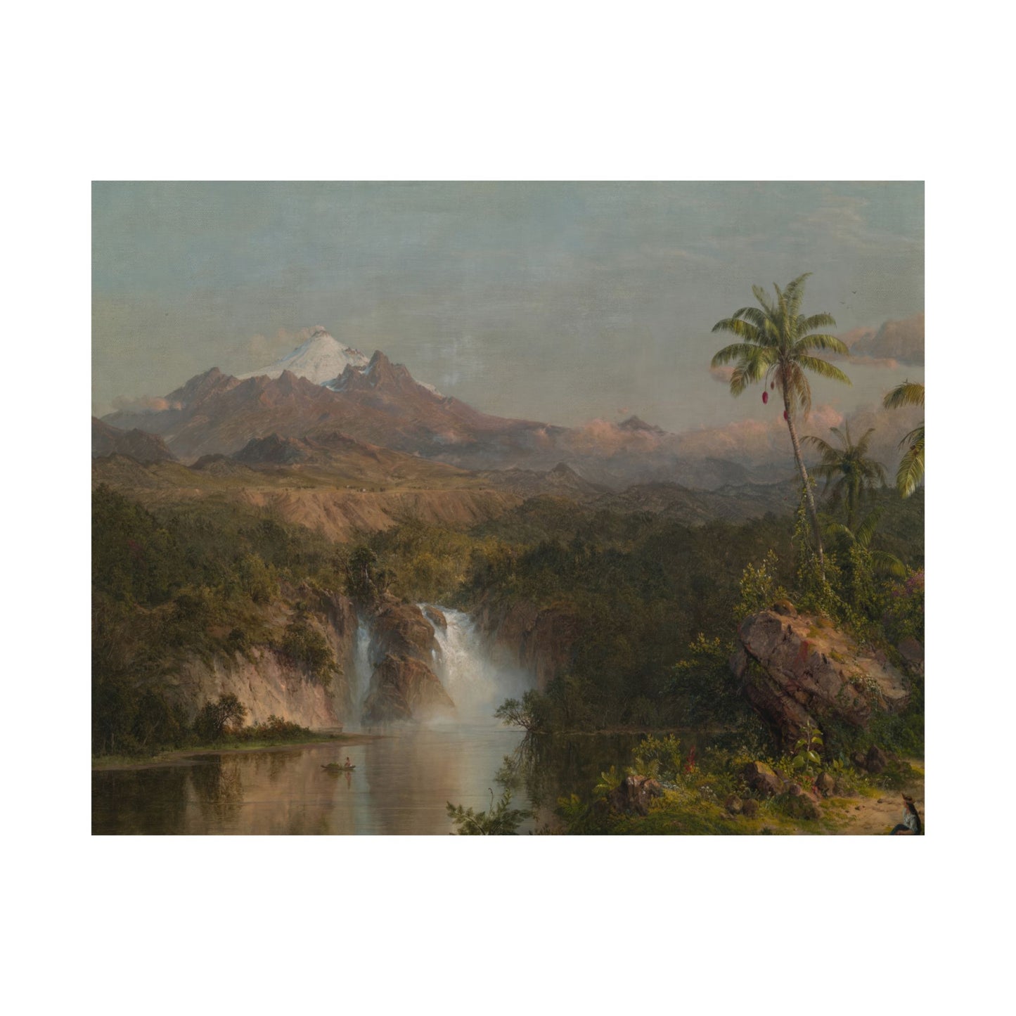 Church, Frederic Edwin - Cotopaxi  (1855) - Satin Posters