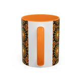 Monarch Butterfly Mandala - Colorful Accent Mugs