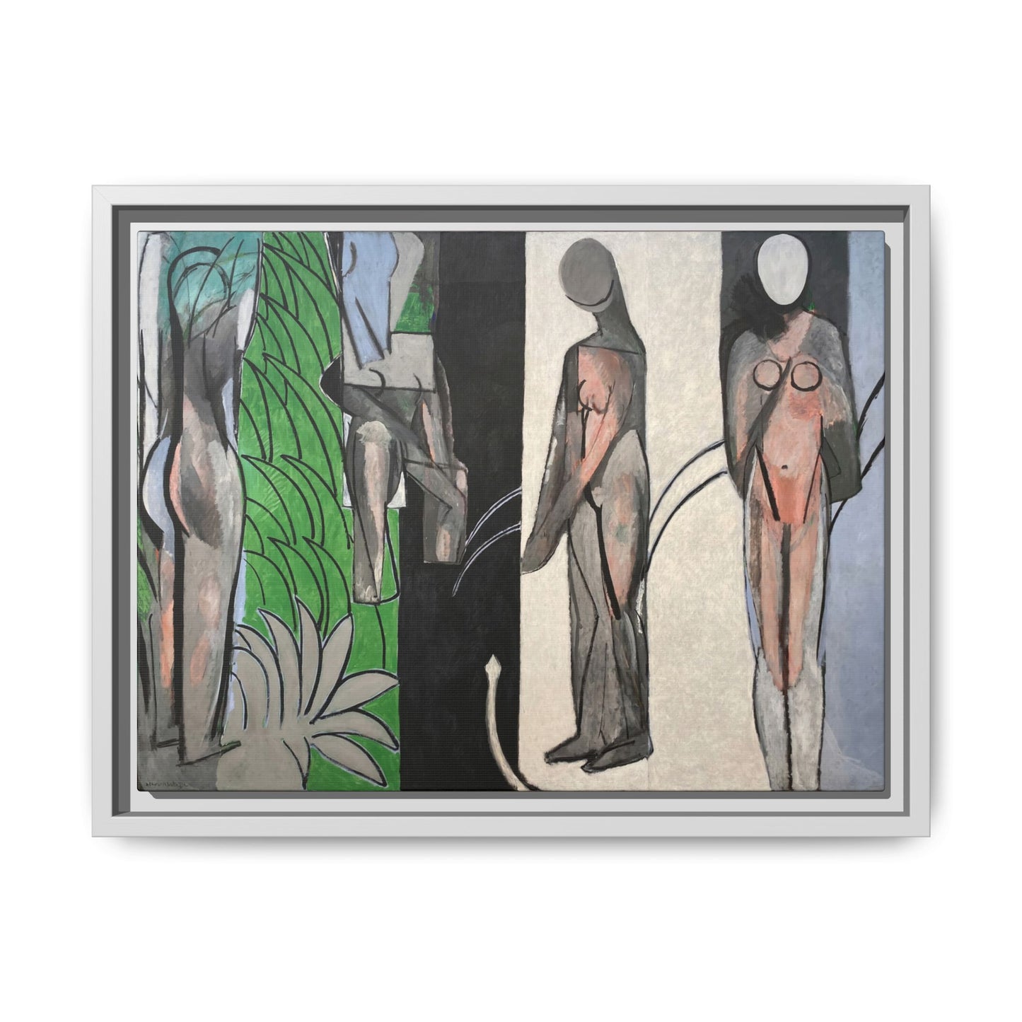 Matisse, Henri - Bathers by a River (1917) - Matte Canvas, Framed