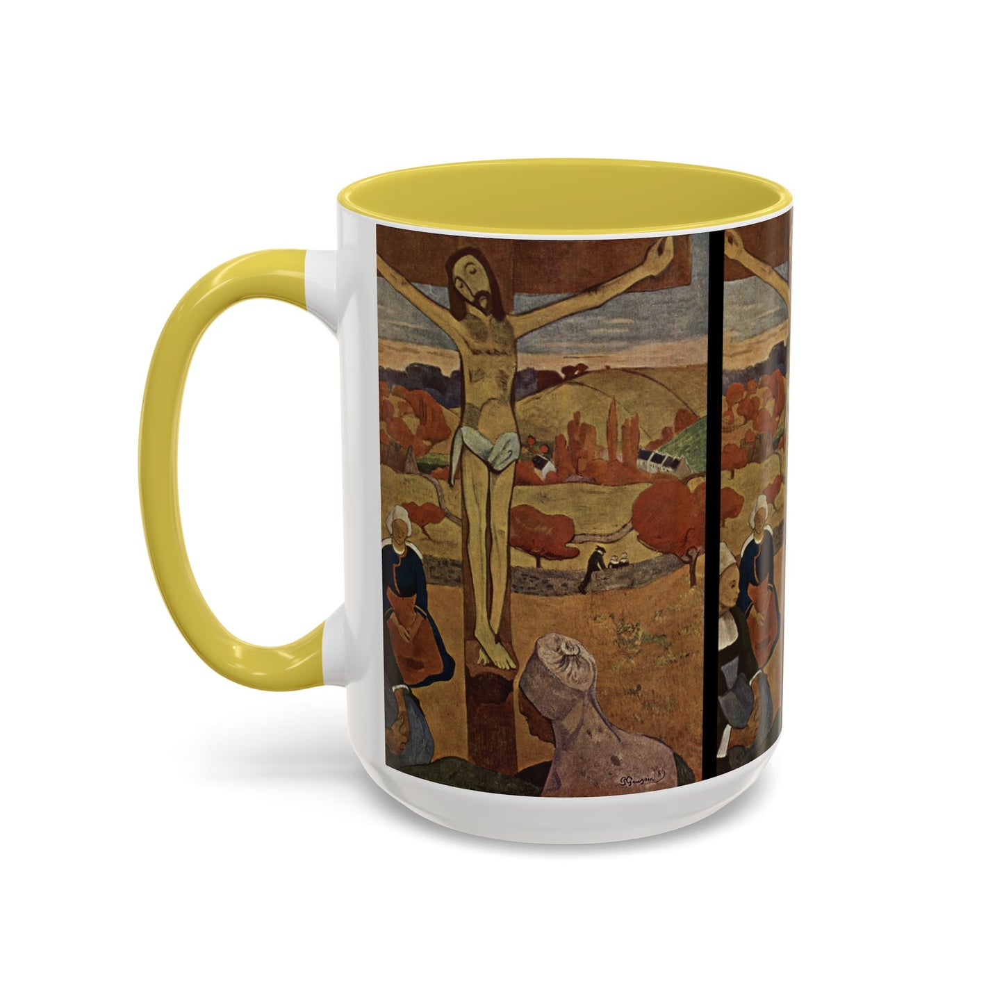Gauguin, Paul - The Yellow Christ (1889) - Colorful Accent Mugs