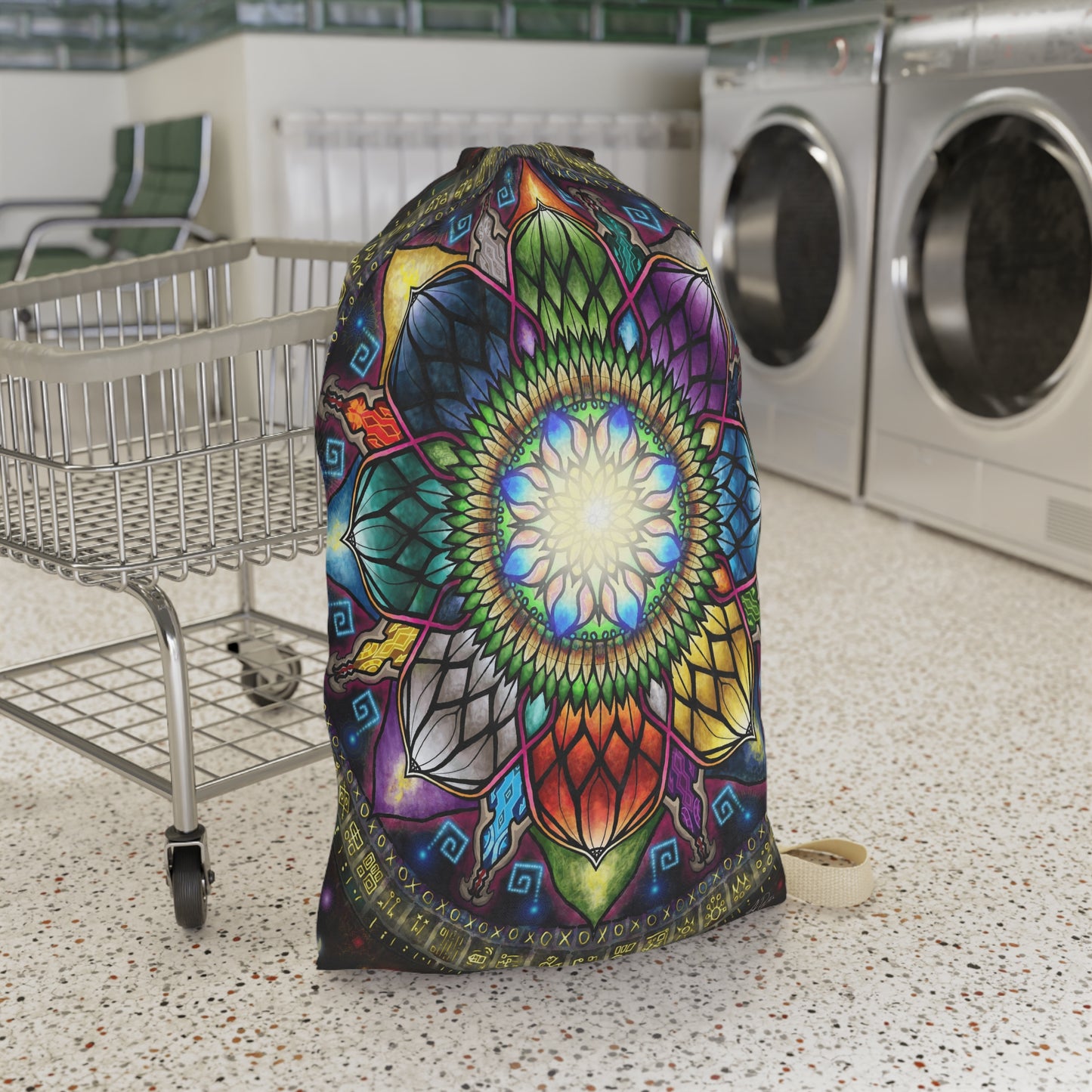 Pacio, Adam - Memento Mori Mandala - Laundry Bag