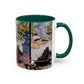 Cézanne, Paul - A Modern Olympia (1874) - Colorful Accent Mugs