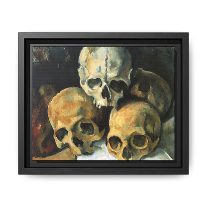 Cézanne, Paul - Pyramid of Skulls (1901) - Matte Canvas, Framed