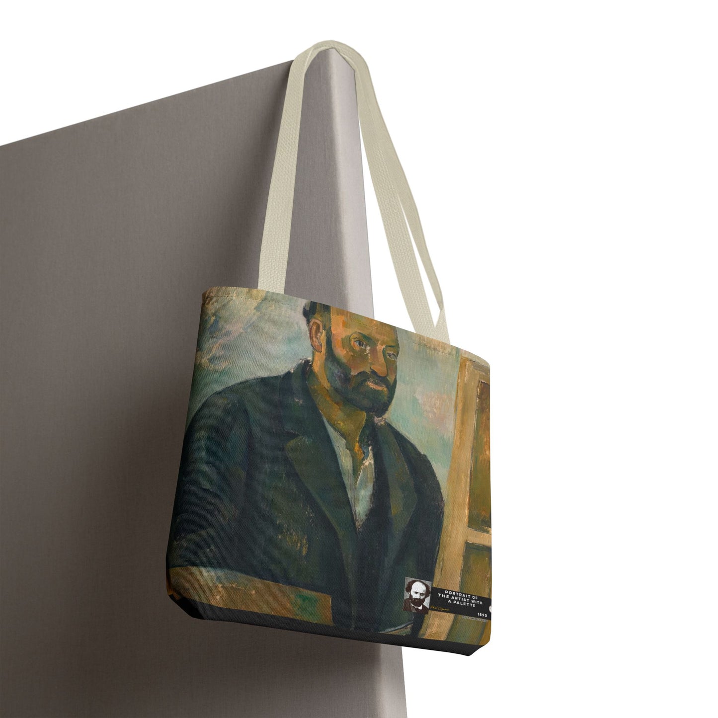 Cézanne, Paul - Portrait of the Artist with a Palette (1890) - Tote Bag