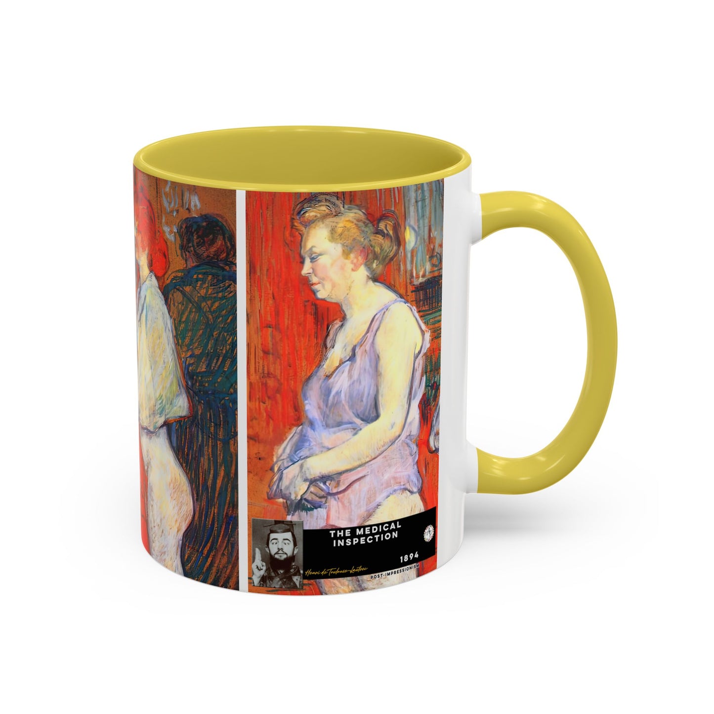 Toulouse-Lautrec, Henri - The Medical Inspection (1894) - Colorful Accent Mugs