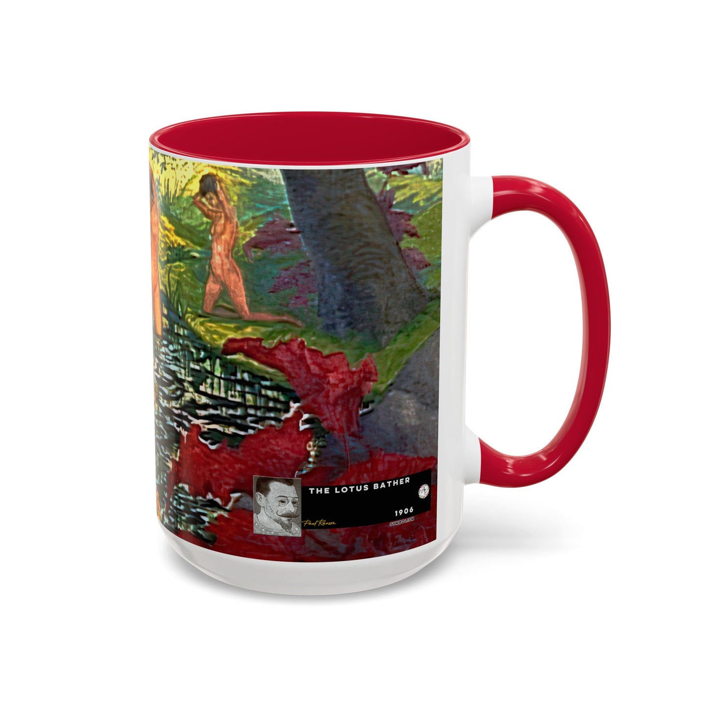 Ranson, Paul - The Lotus Bather (1906) - Colorful Accent Mugs