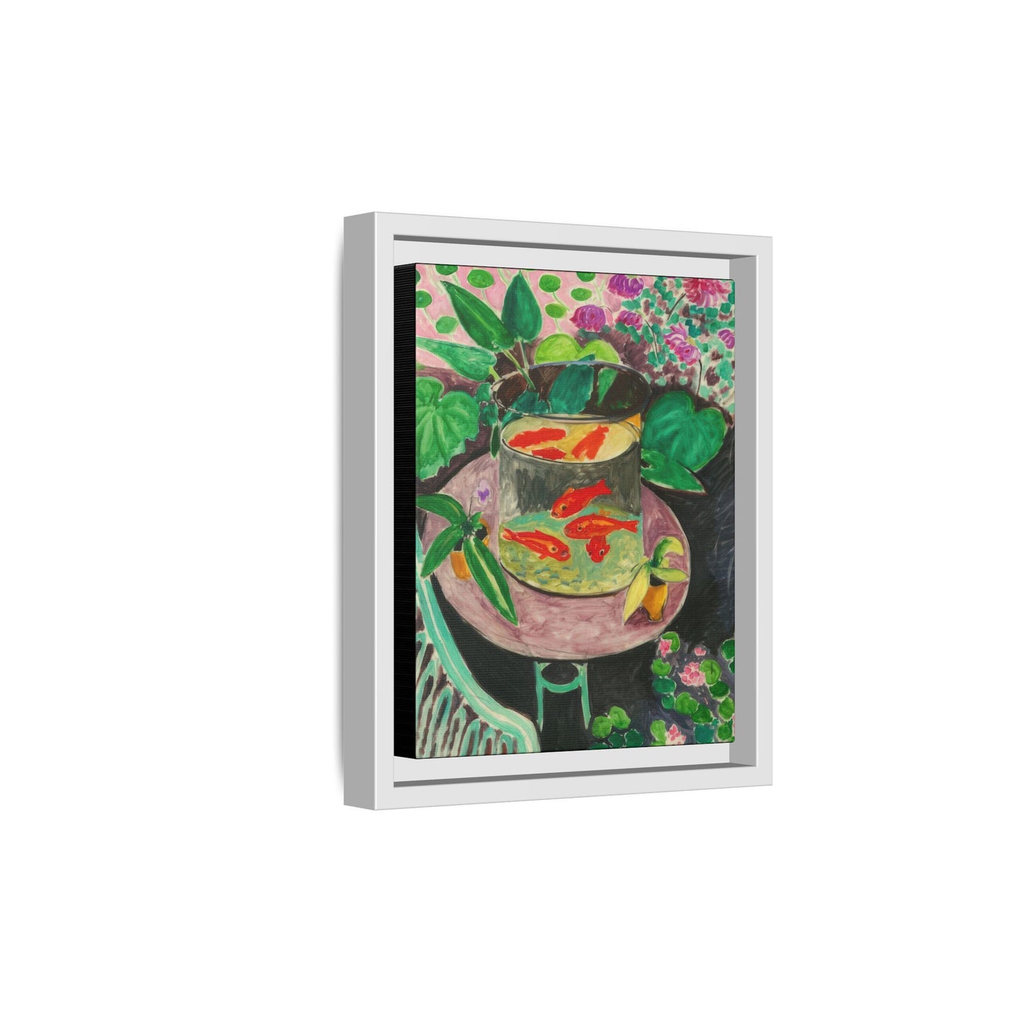 Matisse, Henri - The Goldfish (1912) - Matte Canvas, Framed
