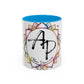 AdamPacio.com - White Logo - Colorful Accent Mugs
