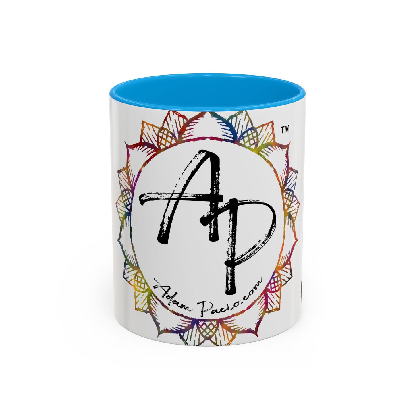 AdamPacio.com - White Logo - Colorful Accent Mugs