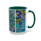 Pacio, Adam - Melek Taus Mandala - Colorful Accent Mugs