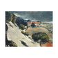 Cézanne, Paul - L’Estaque, Melting Snow (1870) - Canvas Block, unframed