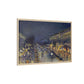 Pissarro, Camille - The Boulevard Montmartre At Night (1897) - Matte Canvas, Framed