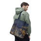 Pissarro, Camille - The Boulevard Montmartre At Night (1897) - Tote Bag