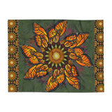 Pacio, Adam - Monarch Butterfly Mandala - Arctic Fleece Blanket