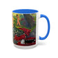 Ranson, Paul - The Lotus Bather (1906) - Colorful Accent Mugs