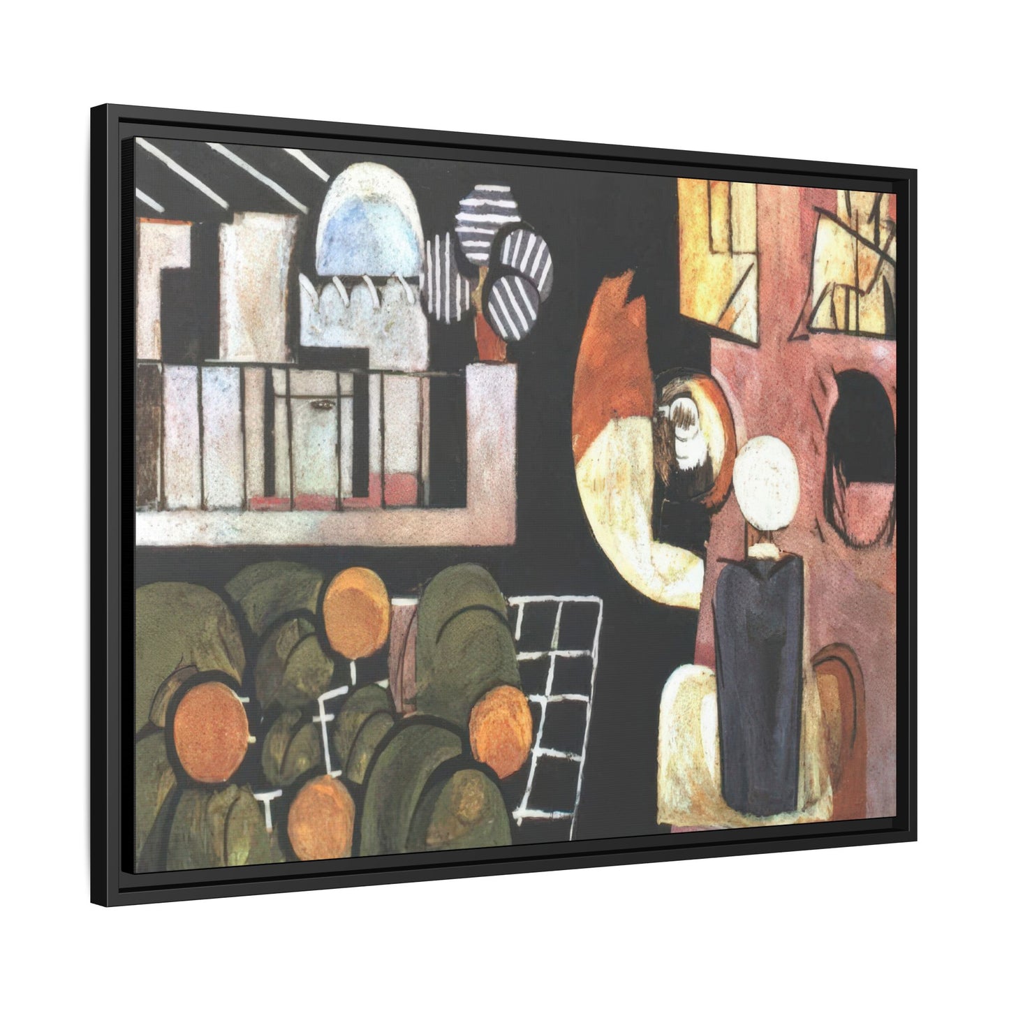 Matisse, Henri - The Moroccans (1916) - Matte Canvas, Framed