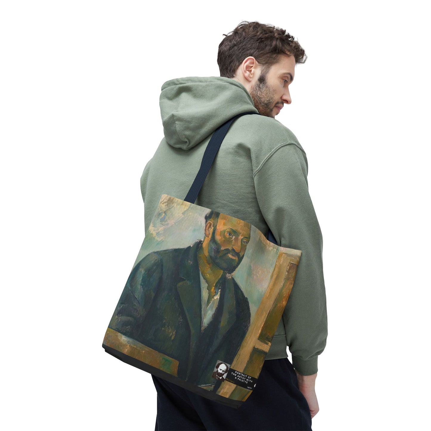 Cézanne, Paul - Portrait of the Artist with a Palette (1890) - Tote Bag